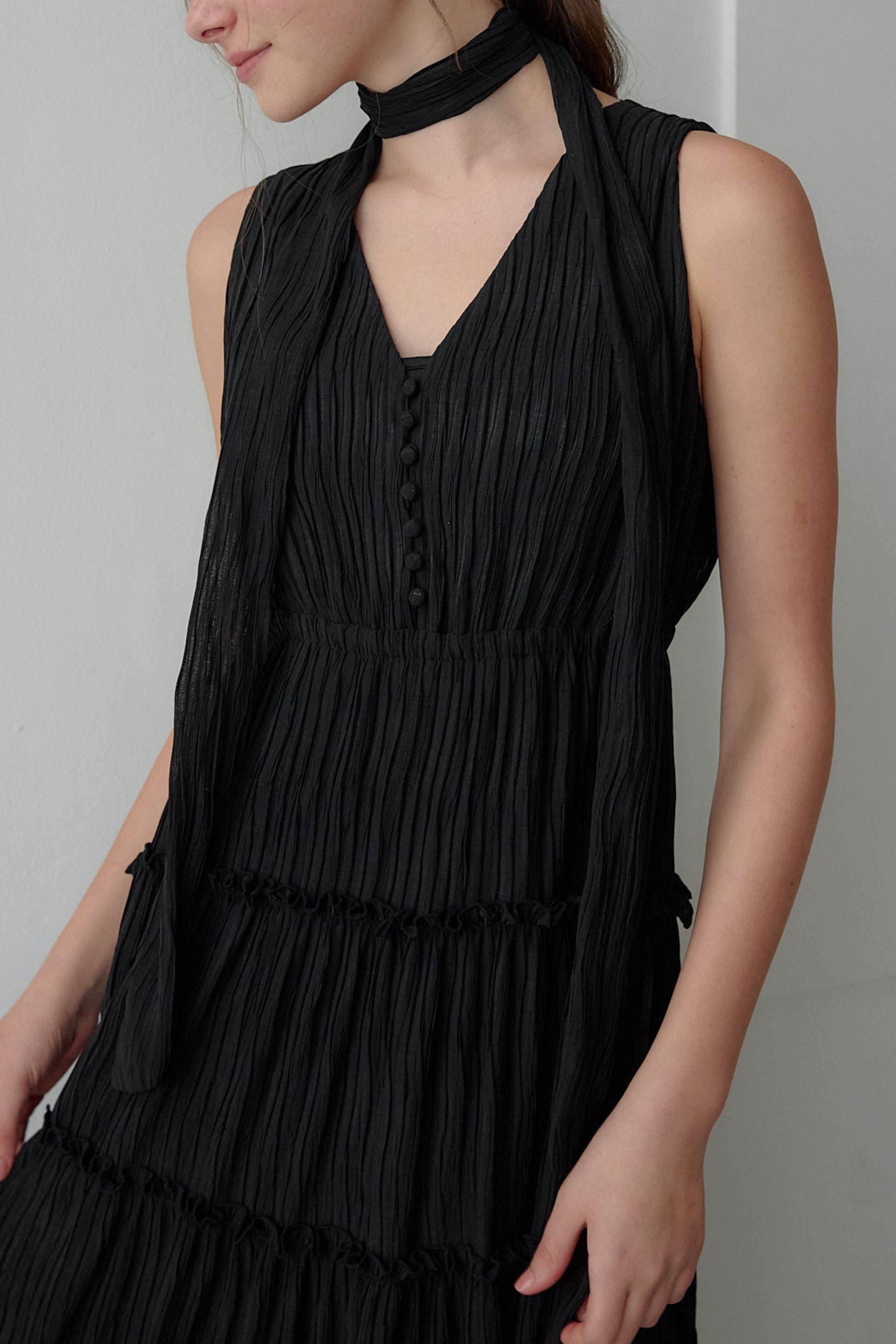Tiered flare one-piece