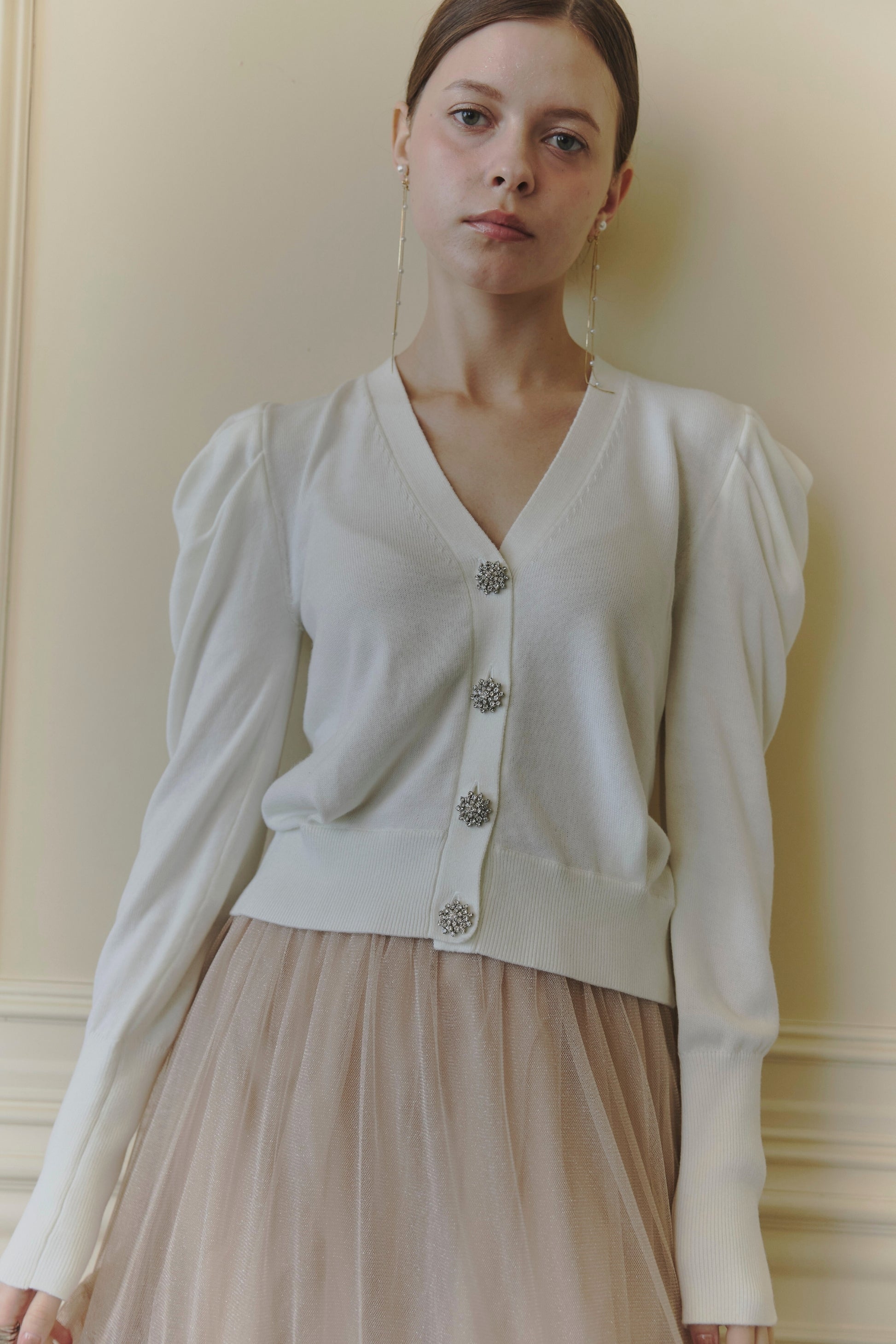 Bijou button cardigan