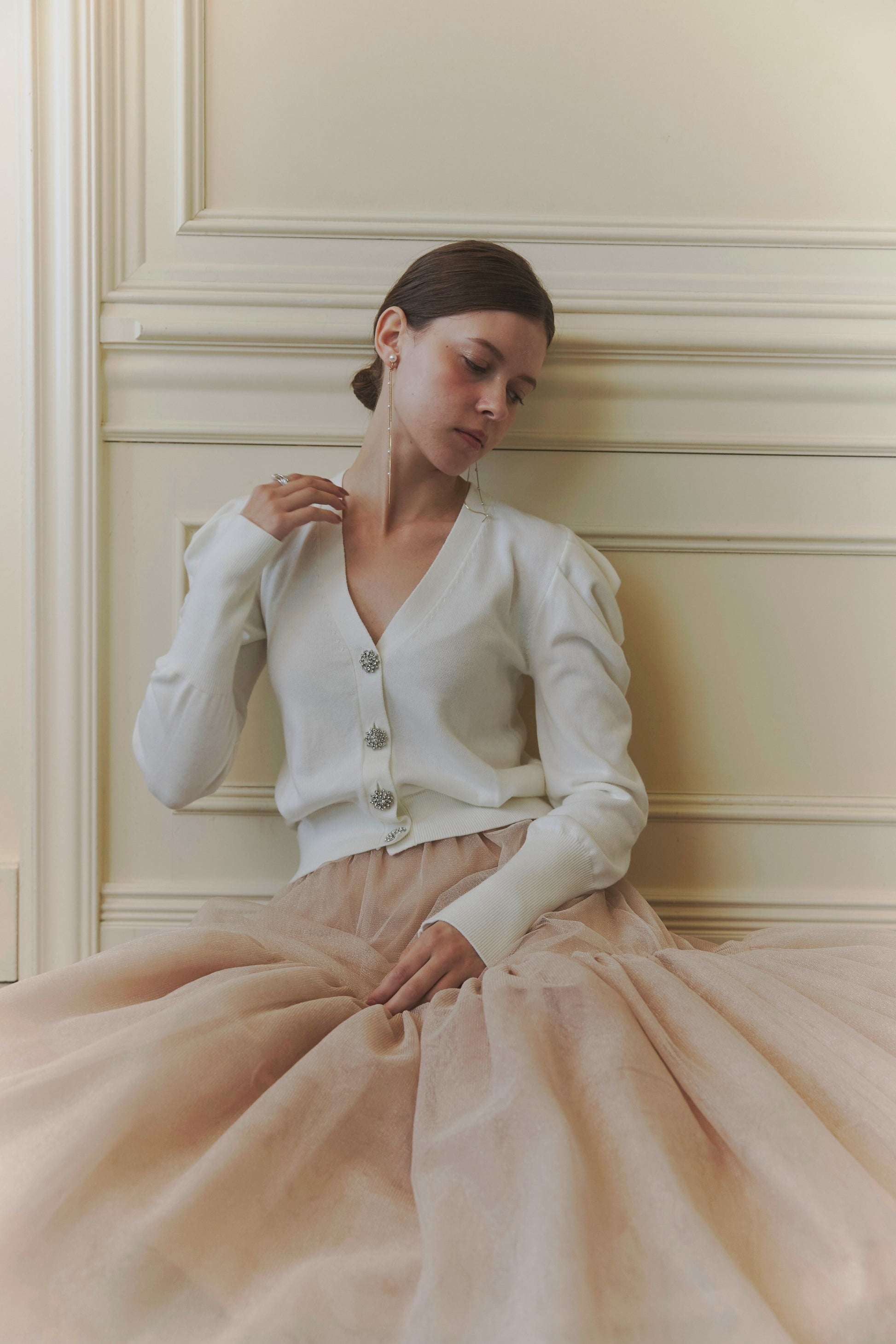 Bijou button cardigan