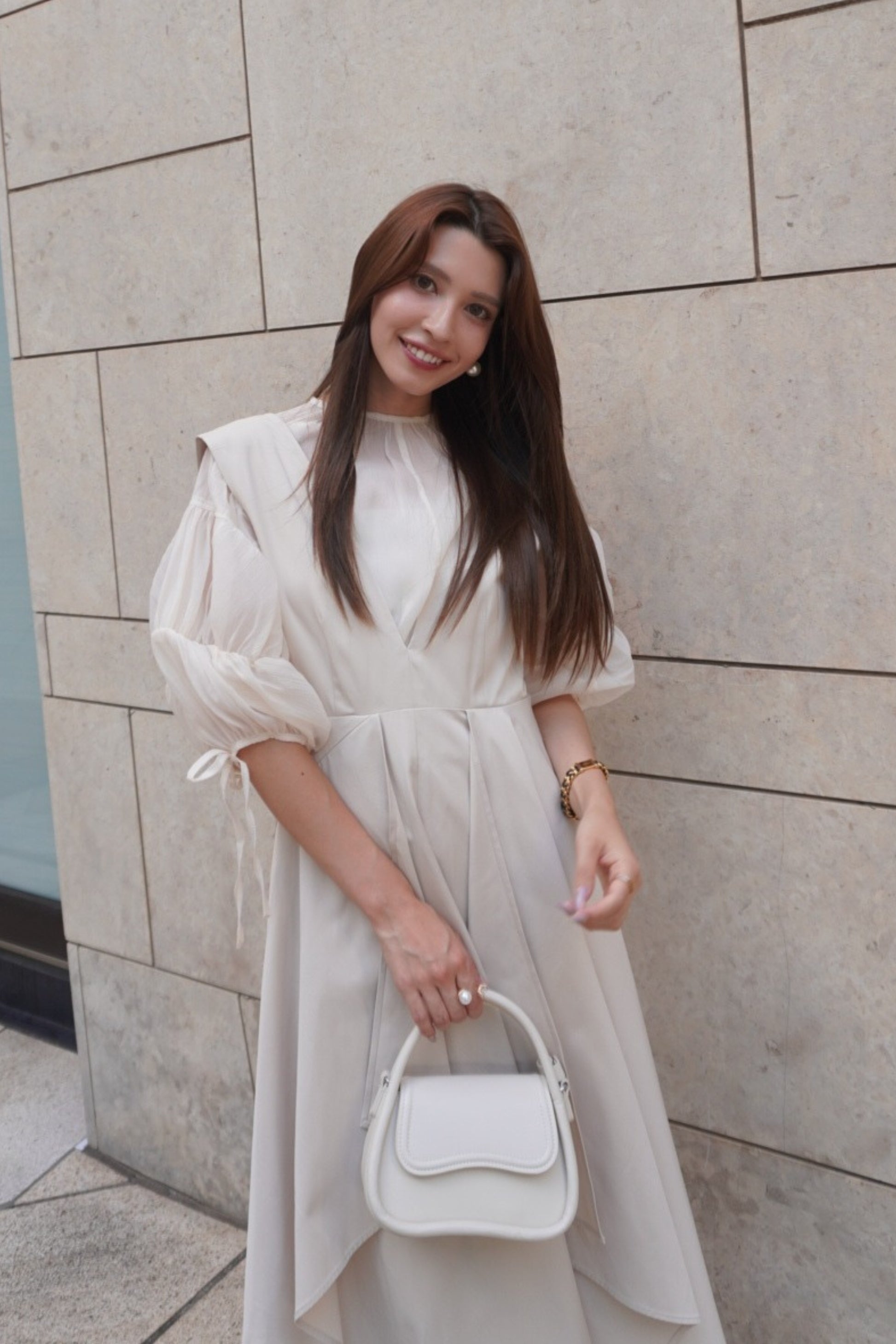 【SALE】Tiered flare jumper skirt