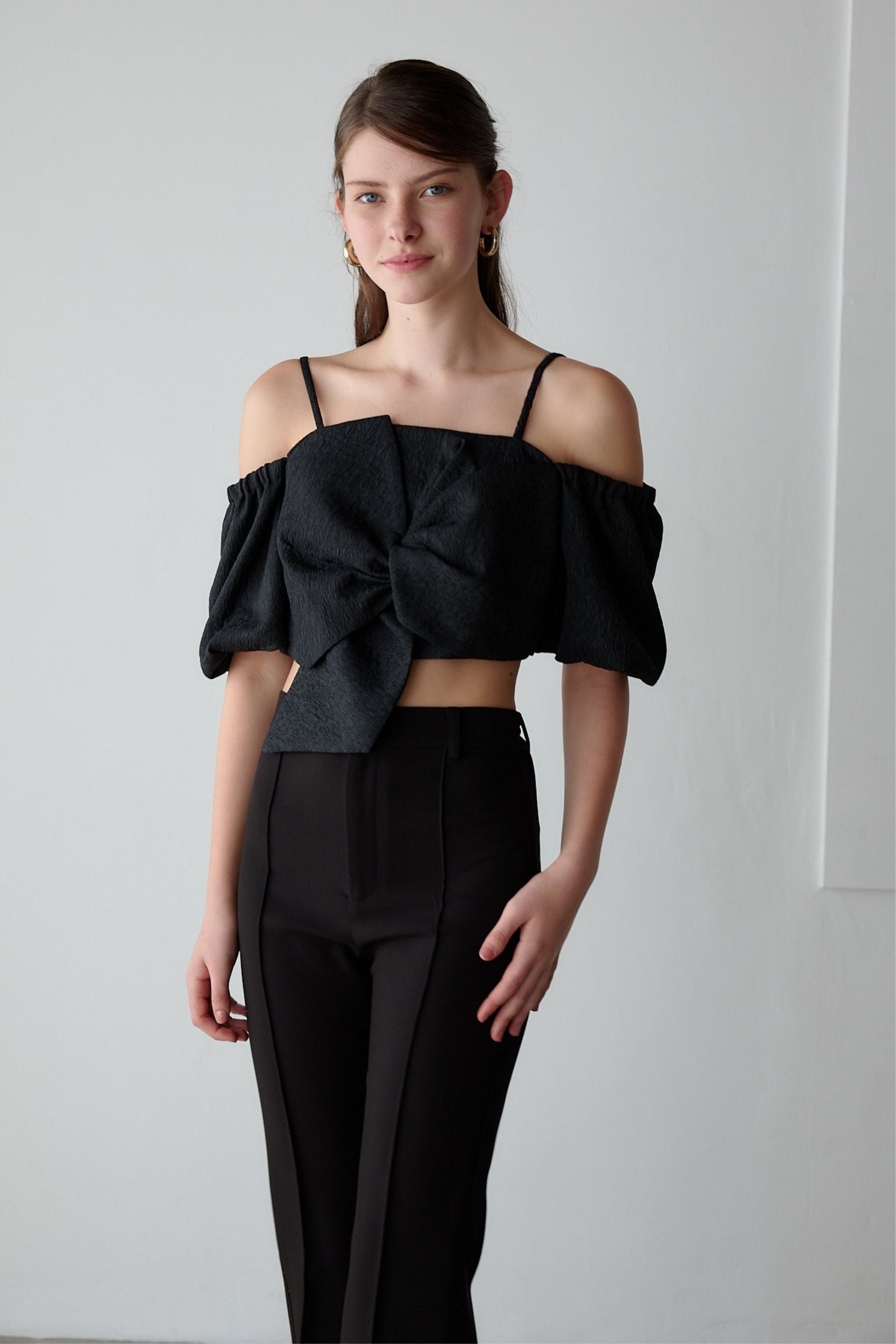 Volume ribbon cami