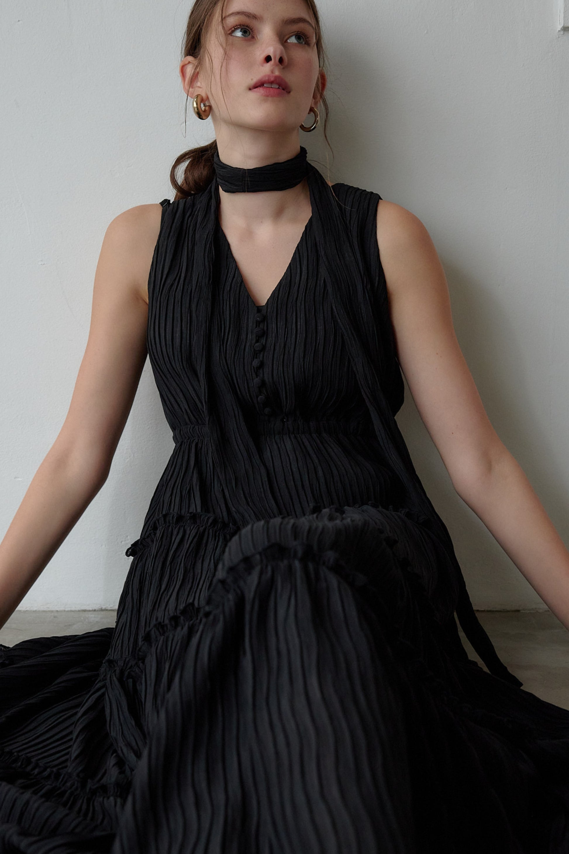 Tiered flare one-piece