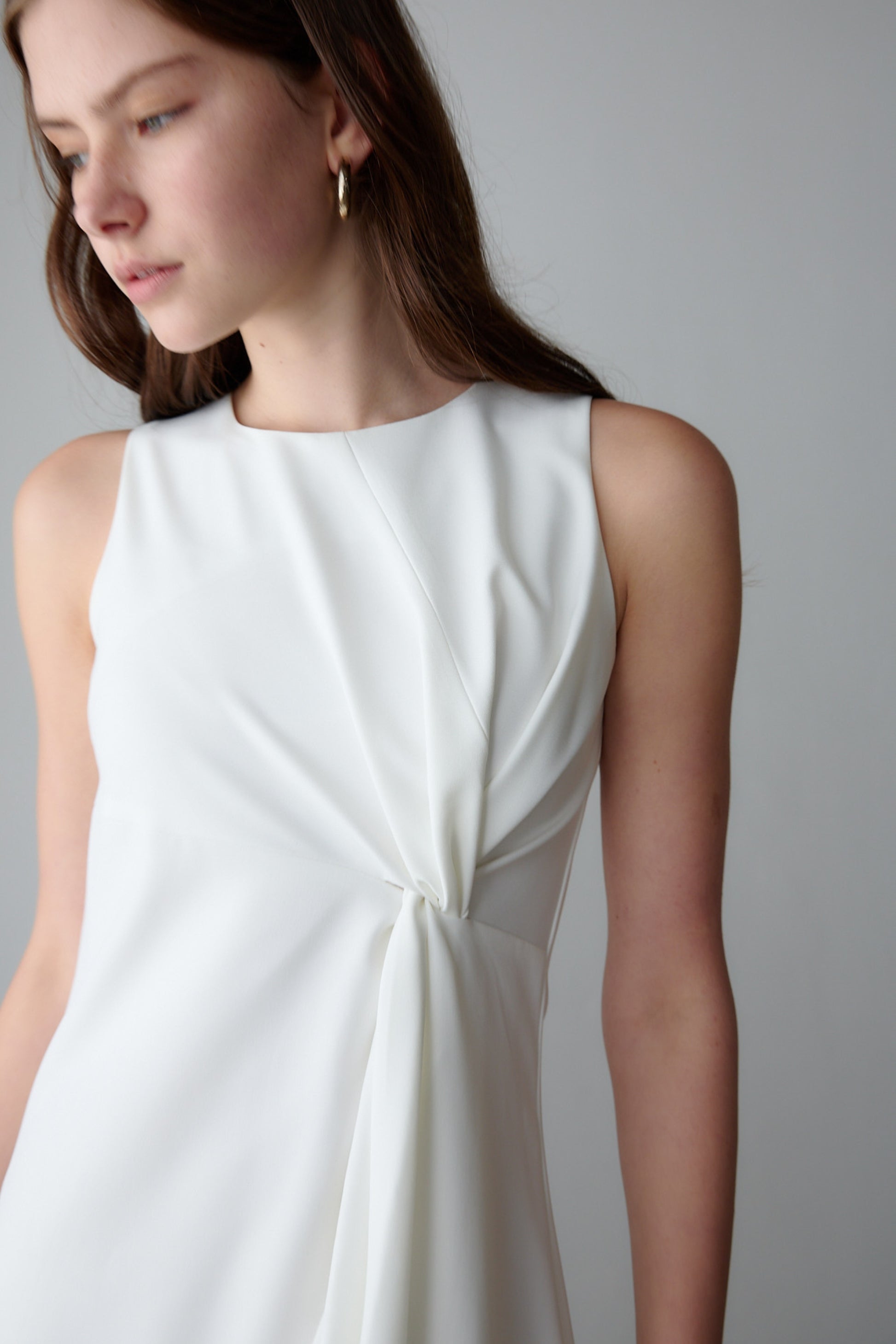 Ruffle frill one-piece (light blue)