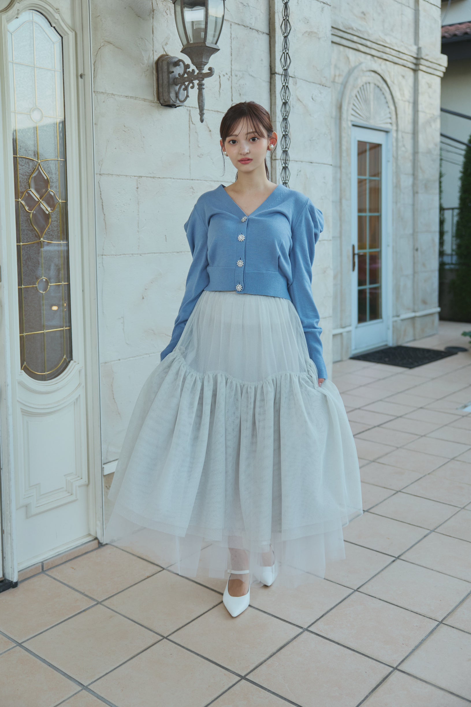 Bijou button cardigan