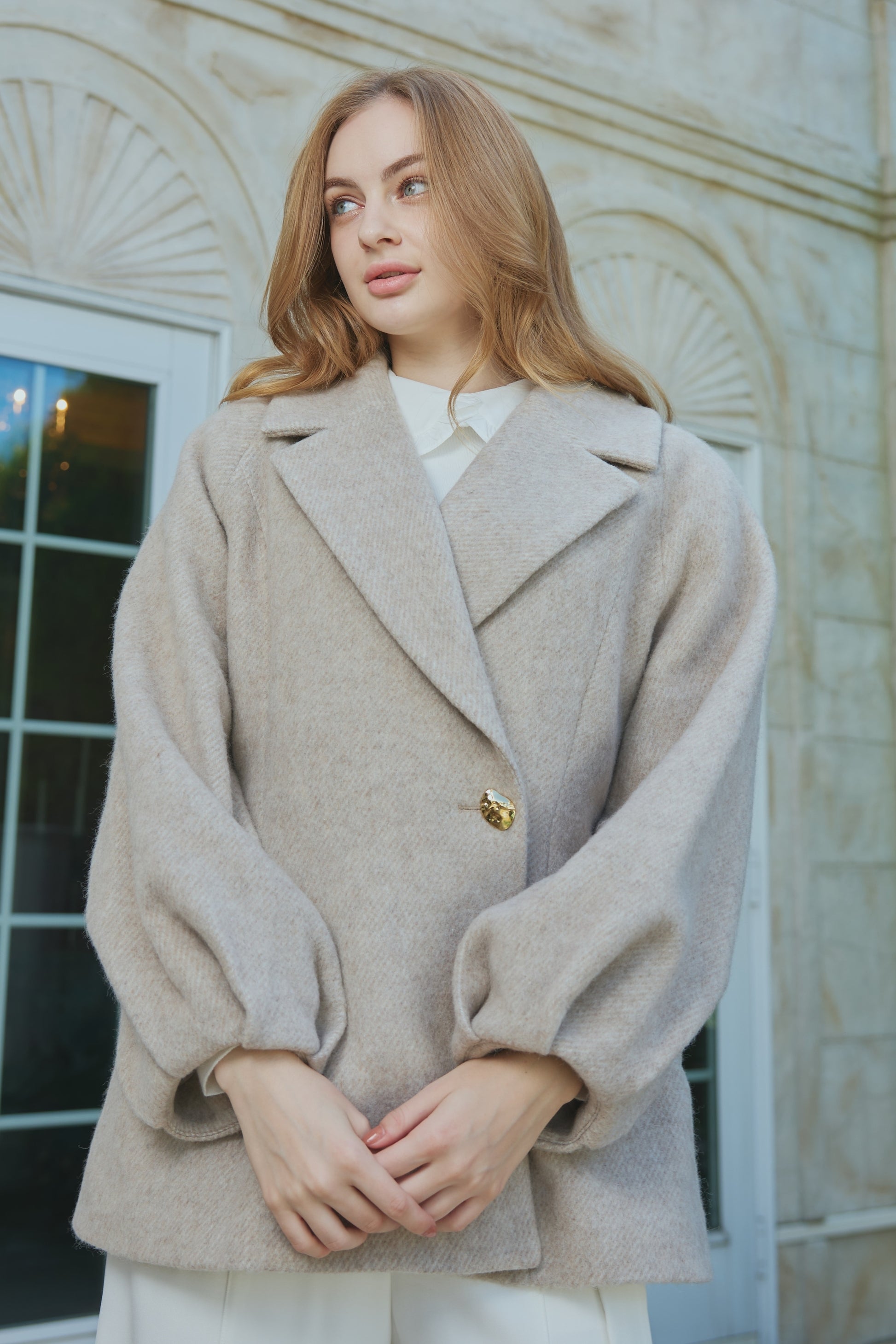 【新品】orgue❤️Shaggy middle coat Shaggy middle coat