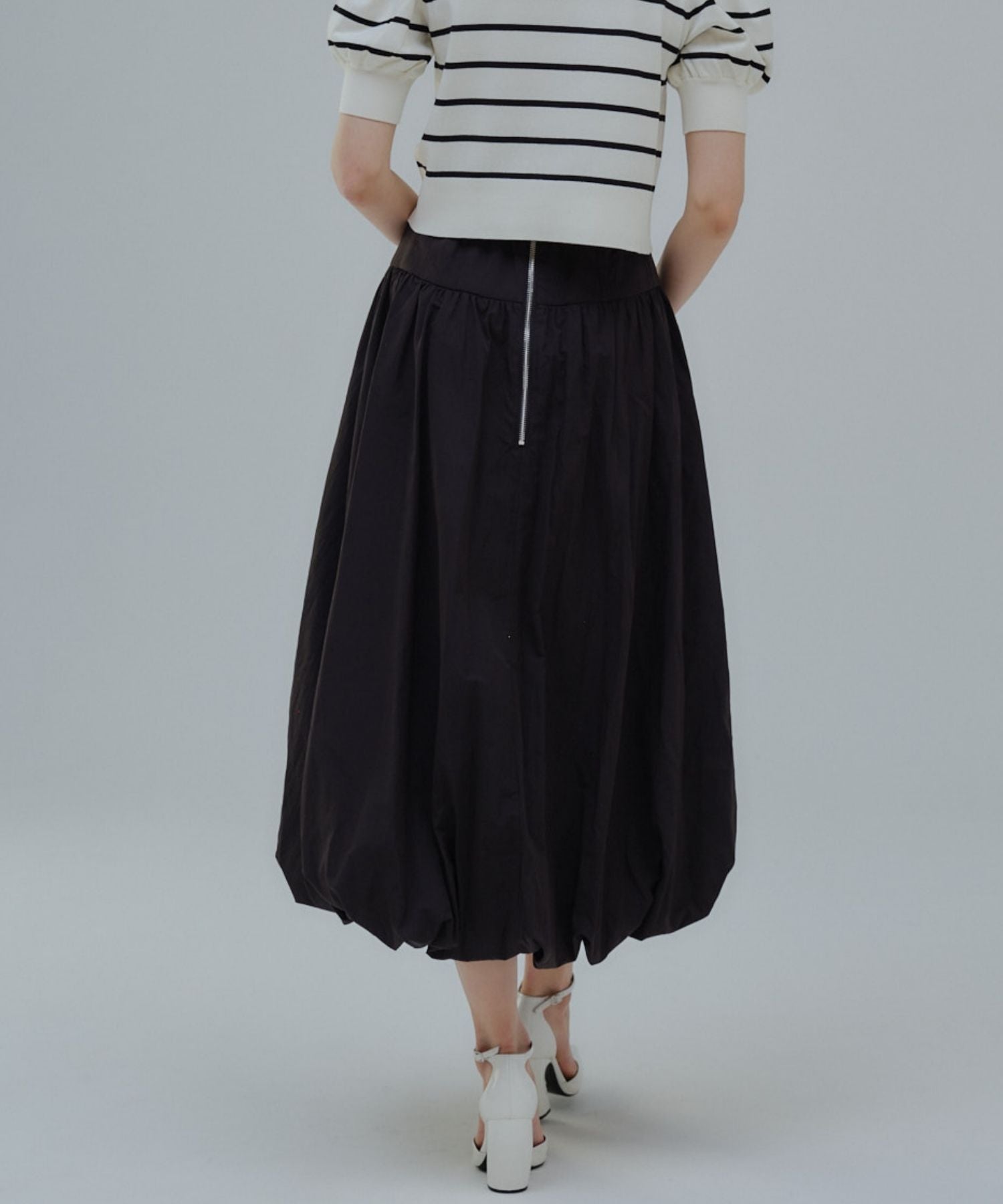 Corset balloon skirt【Black】