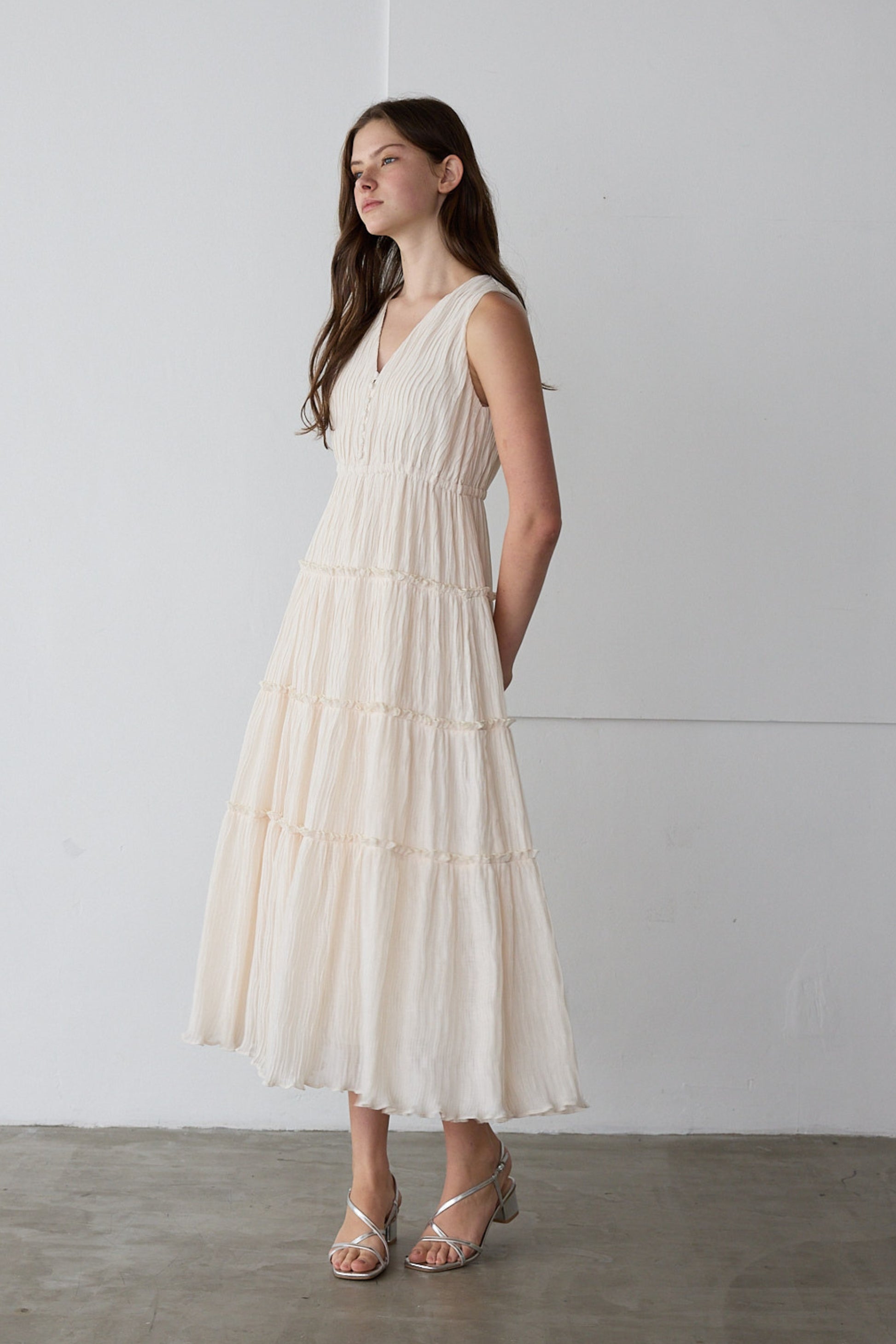 Tiered flare one-piece