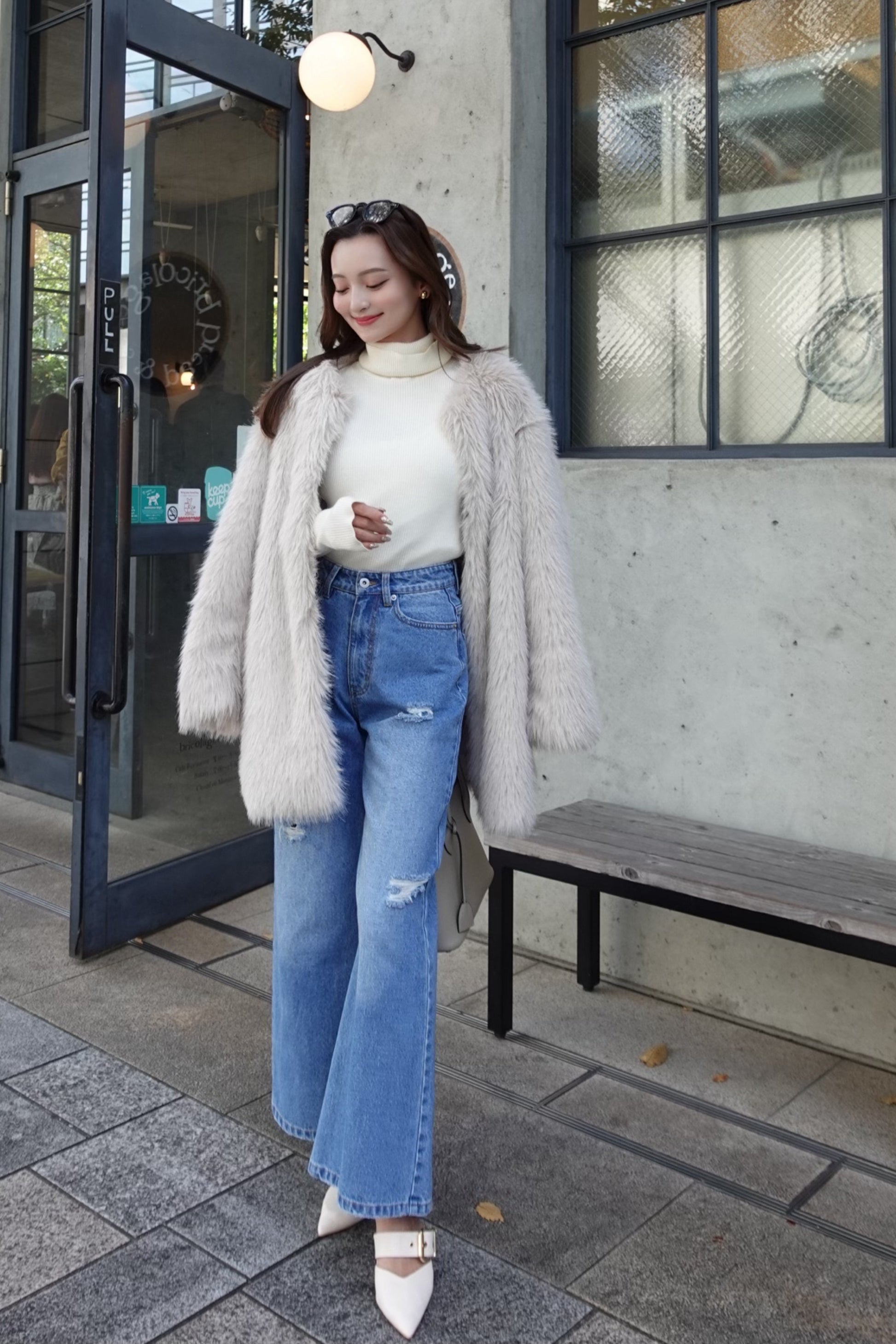 【SALE】Loose fur coat