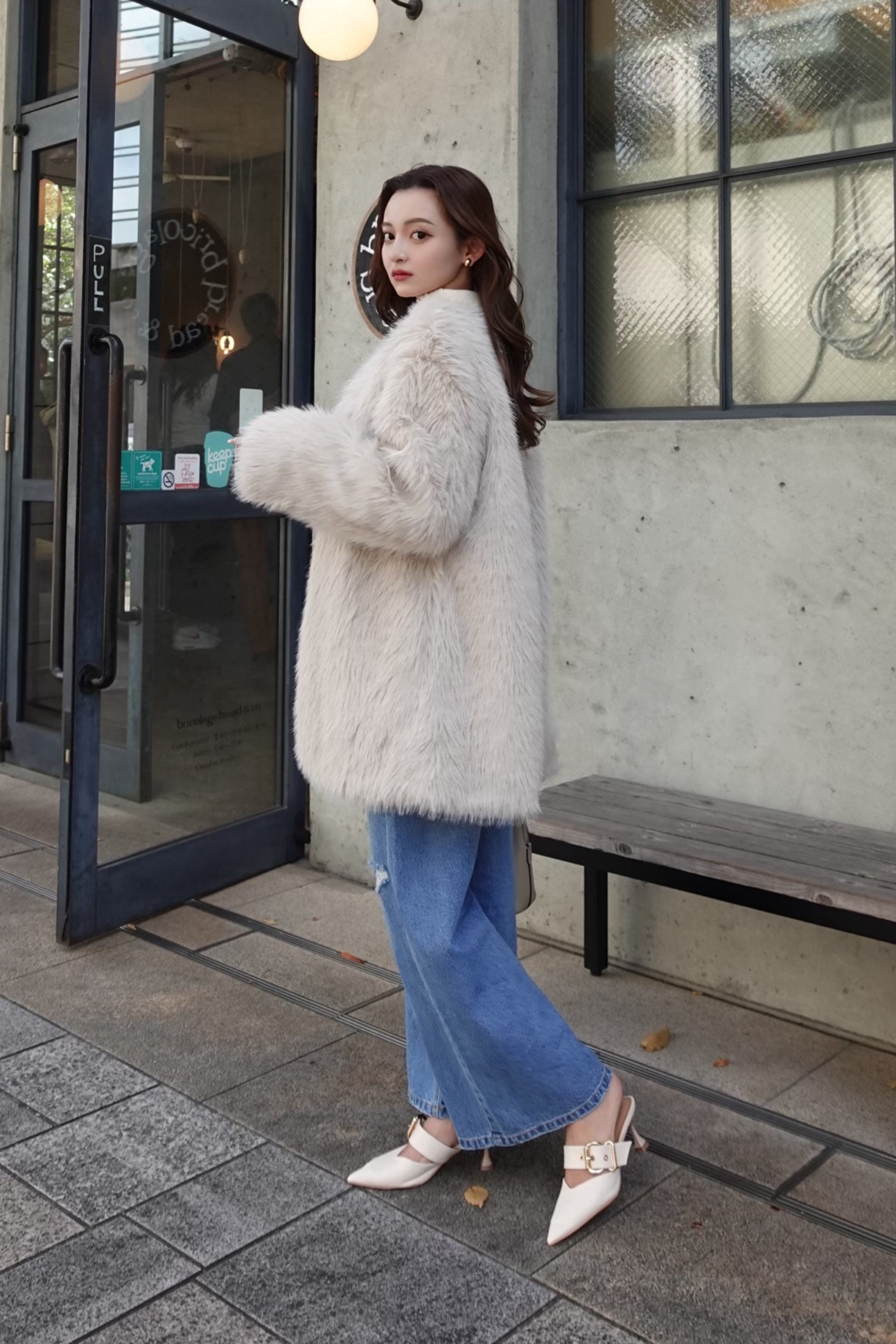 【SALE】Loose fur coat