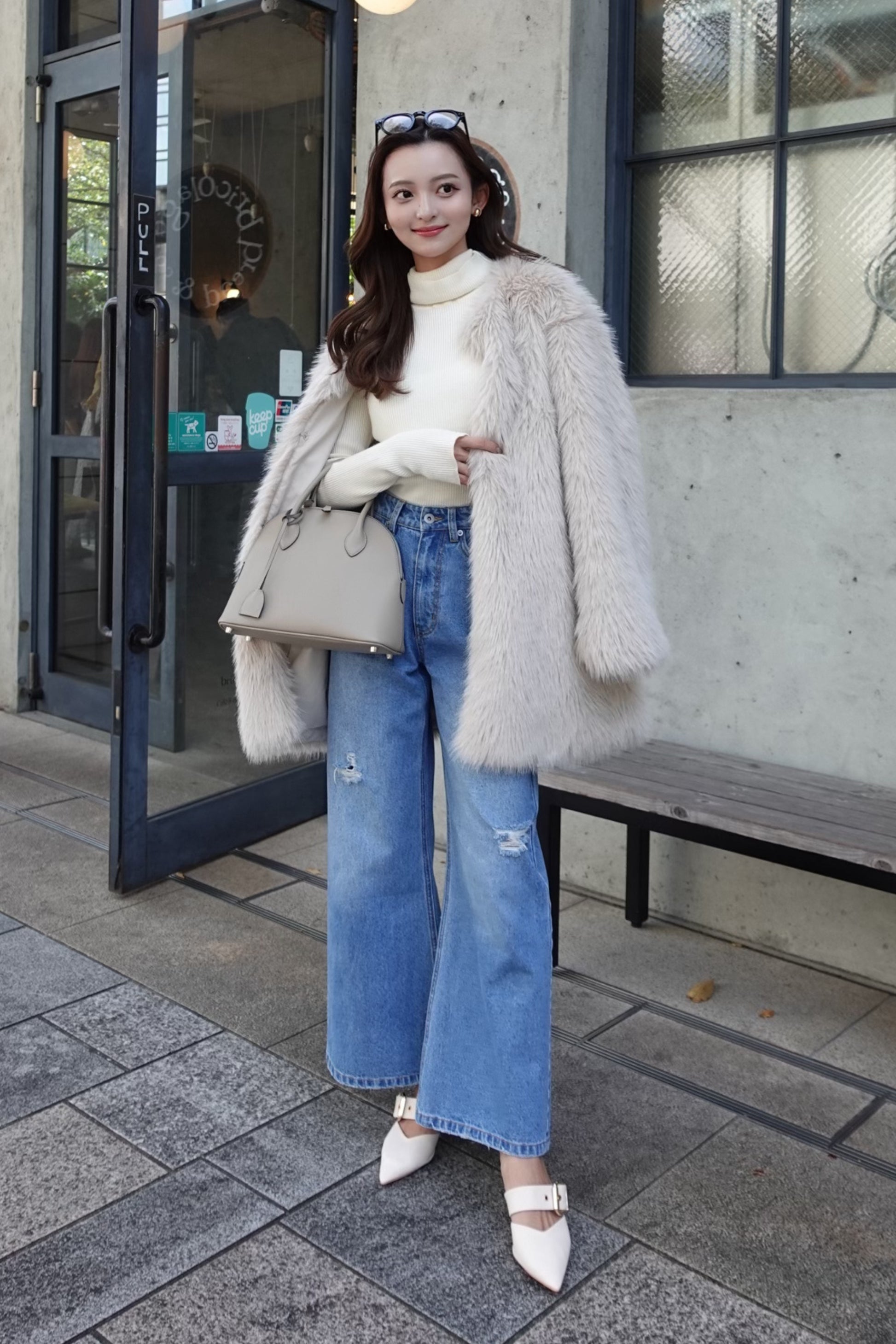 【SALE】Loose fur coat