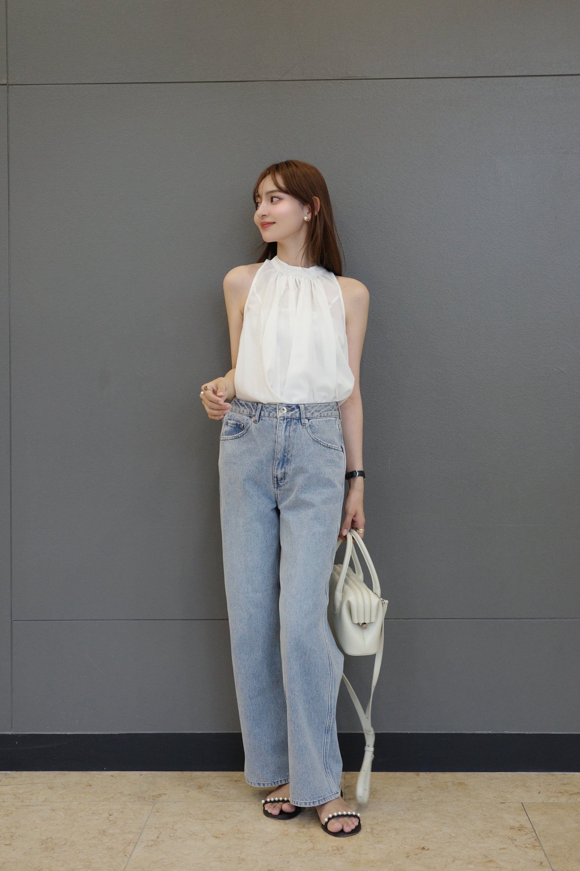 スリムフレアデニム