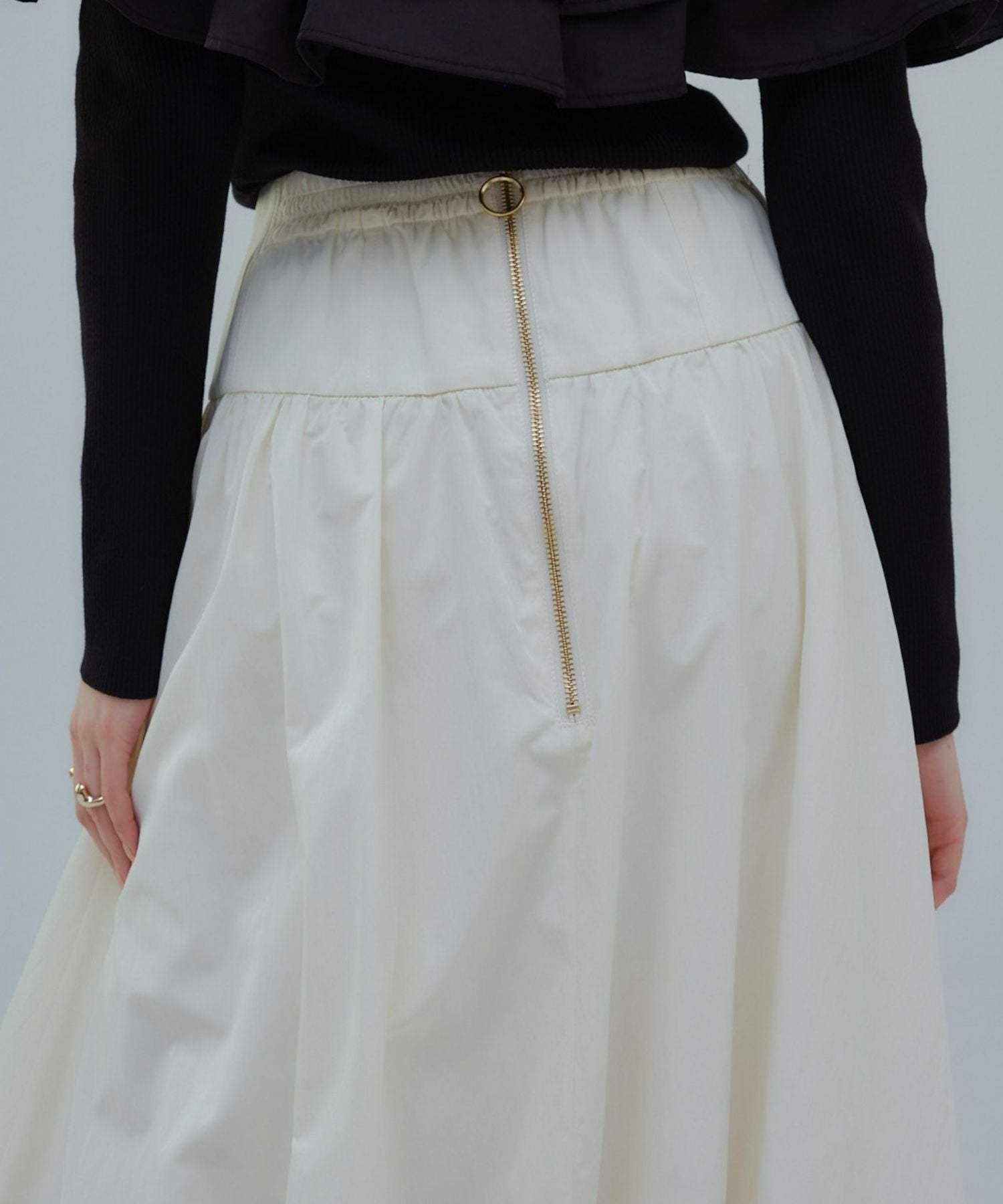 Corset balloon skirt【White】