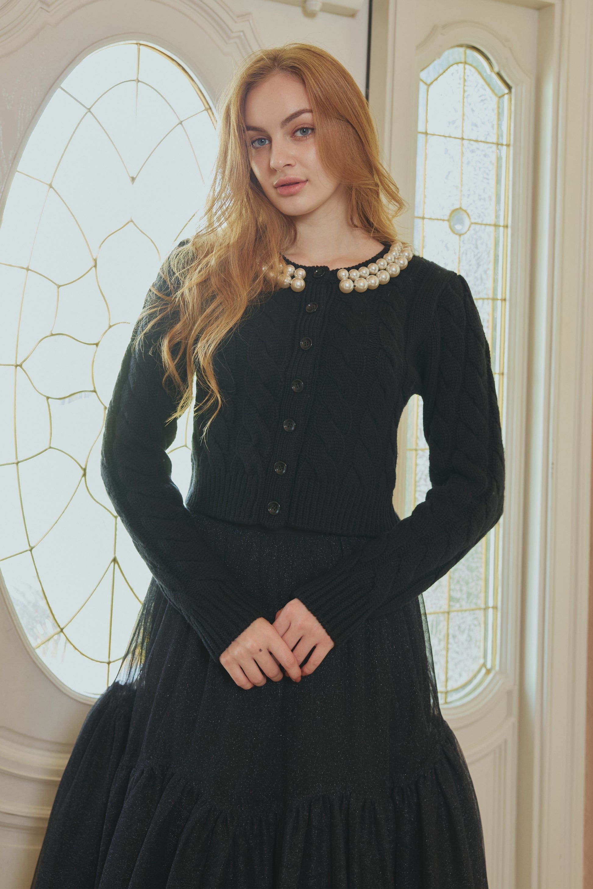 トップス orgue Flower embroidery blouse Flower embroidery blouse