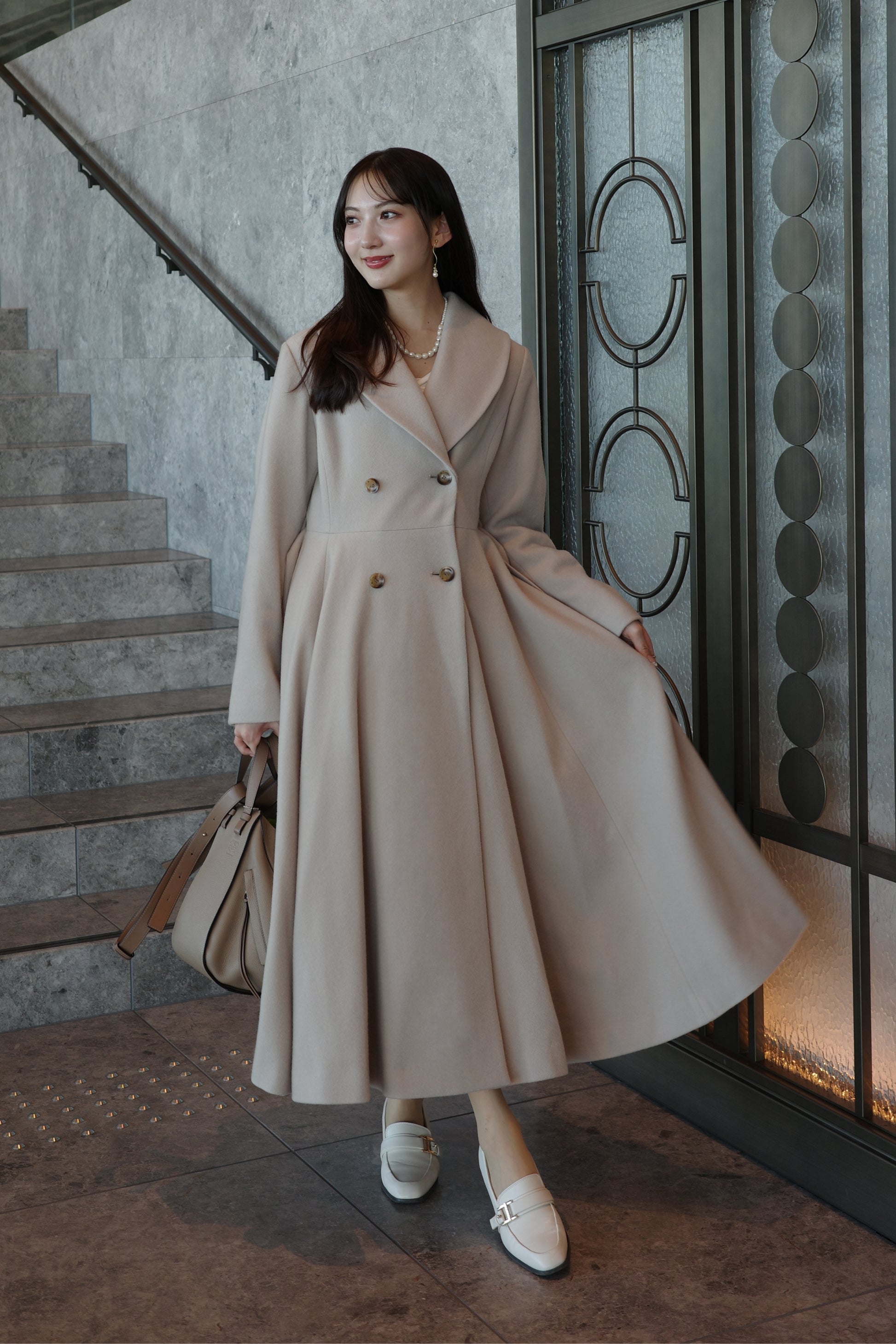 Classic flare coat
