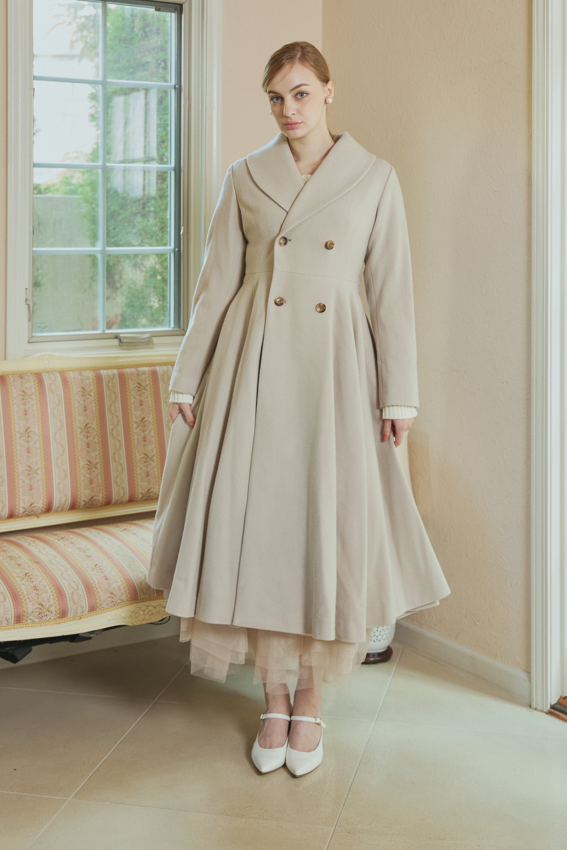 Classic flare coat
