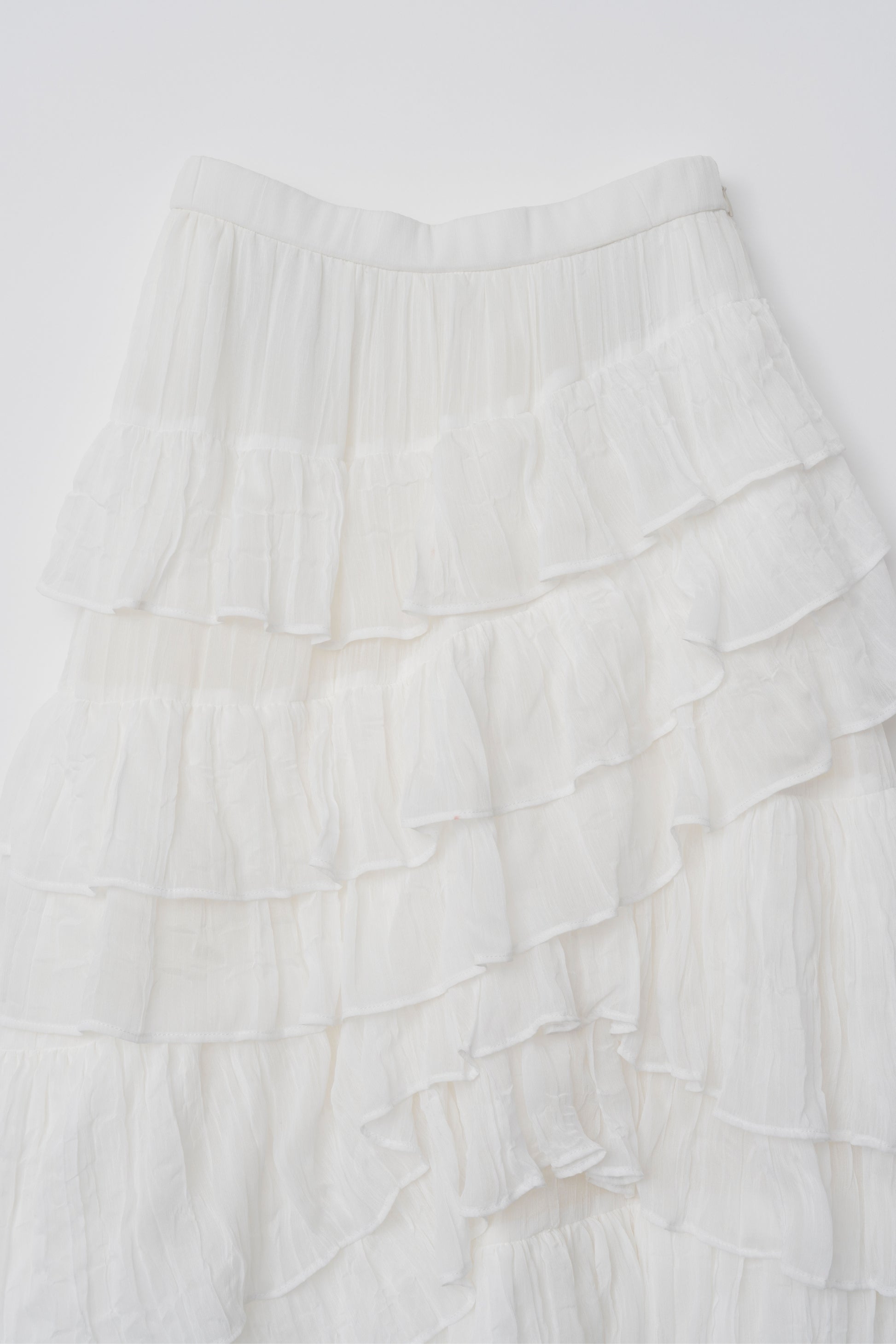 シフォンティアードスカート