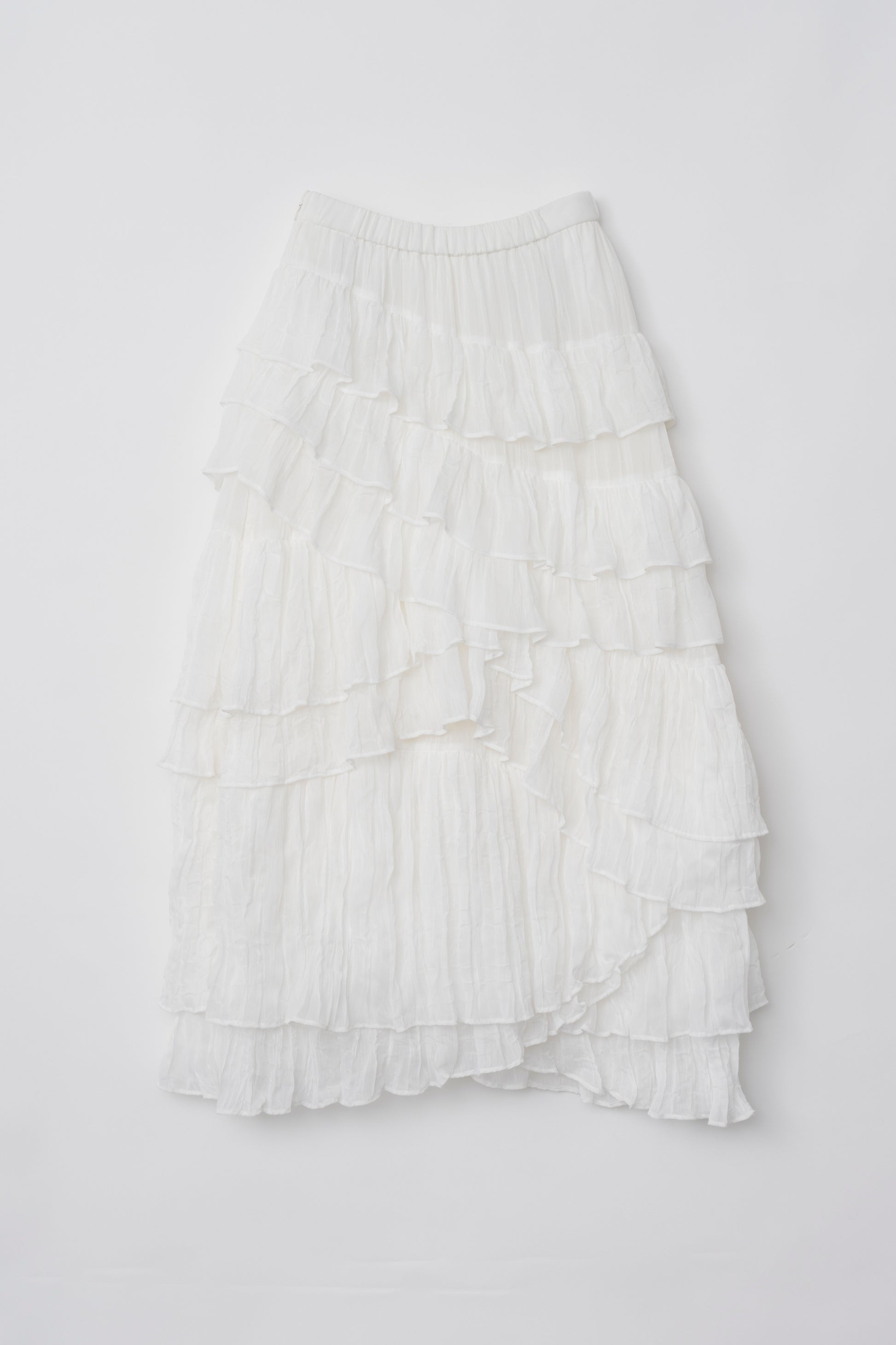 シフォンティアードスカート