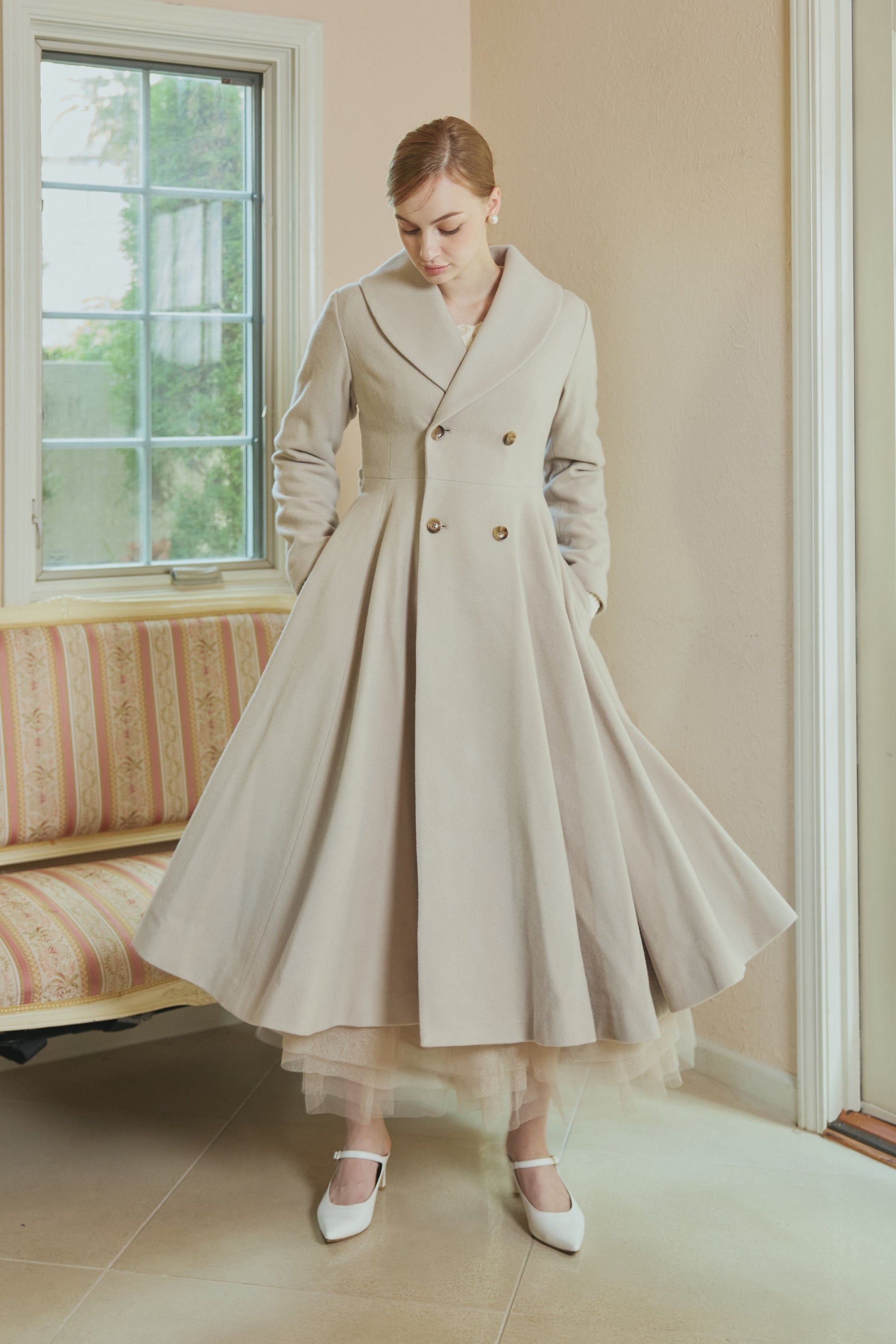 Classic flare coat