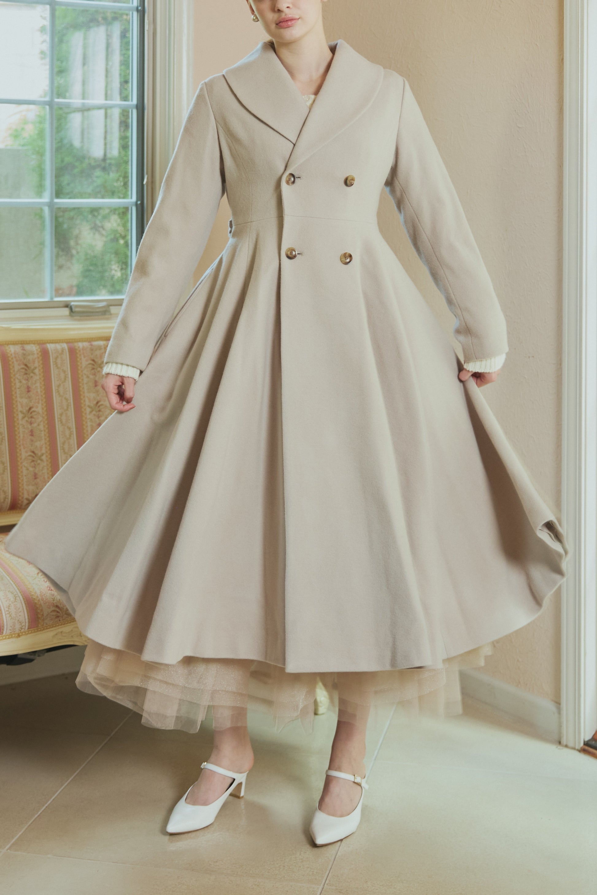 Classic flare coat