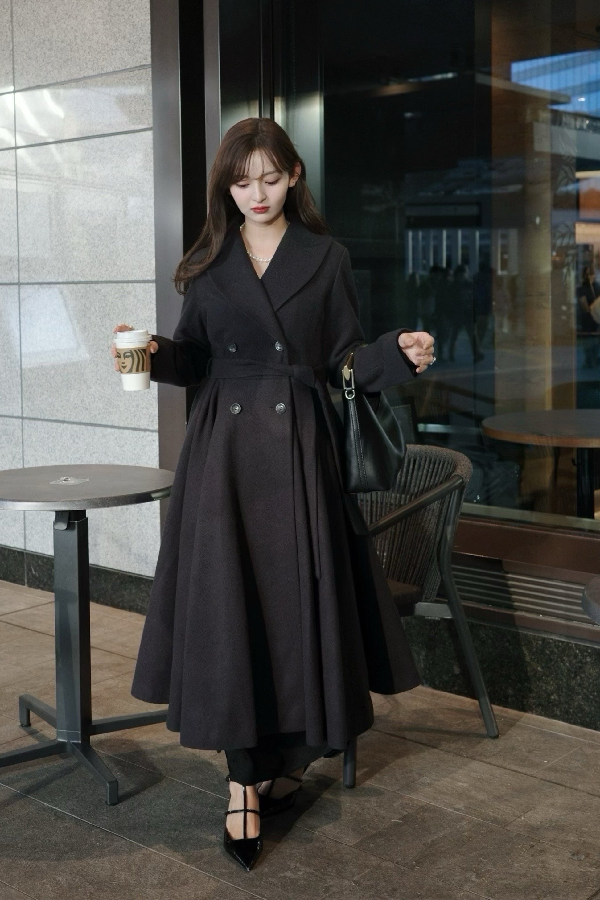 Classic flare coat