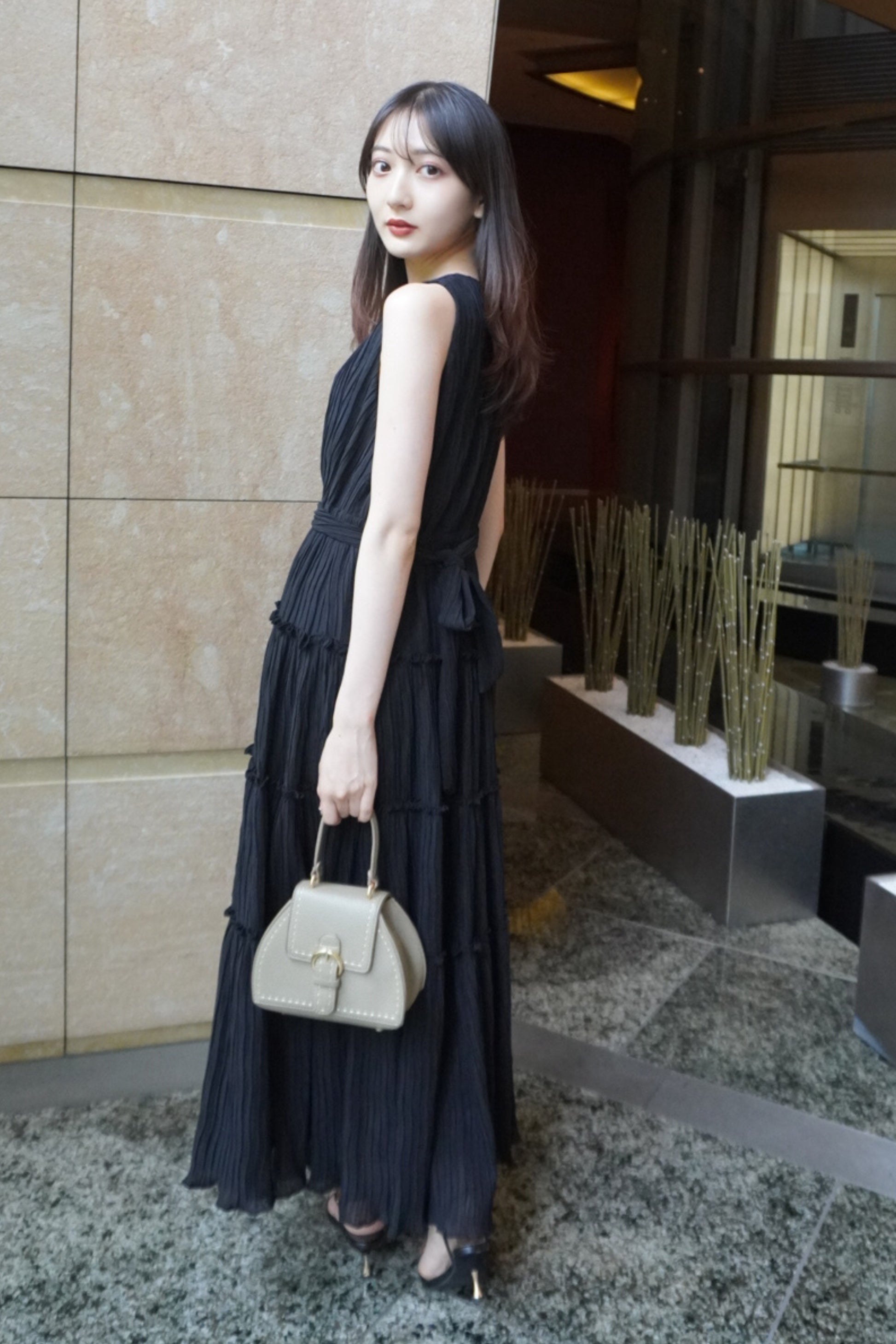 Tiered flare one-piece