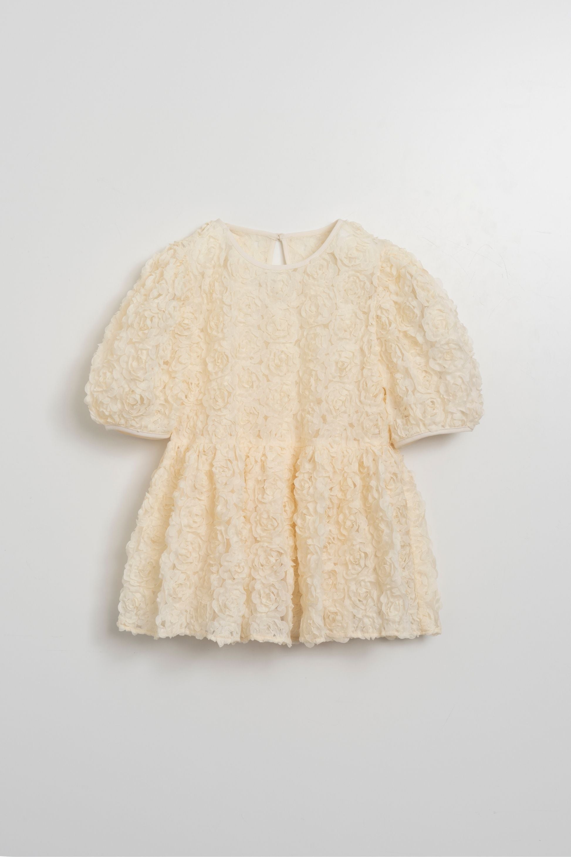 Orgue Flower tulle blouse 2色あり Flower tulle blouse 【White】