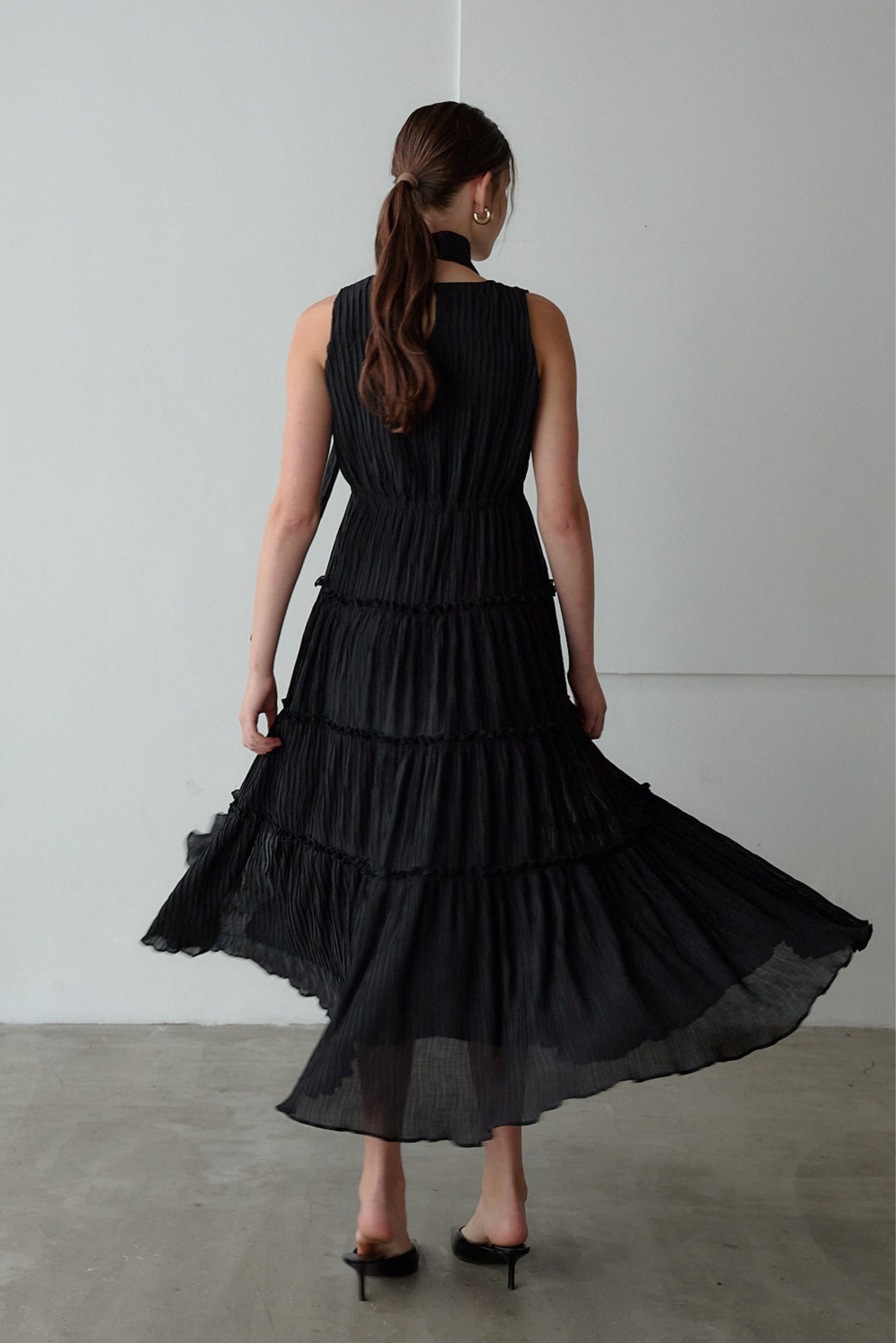 Tiered flare one-piece