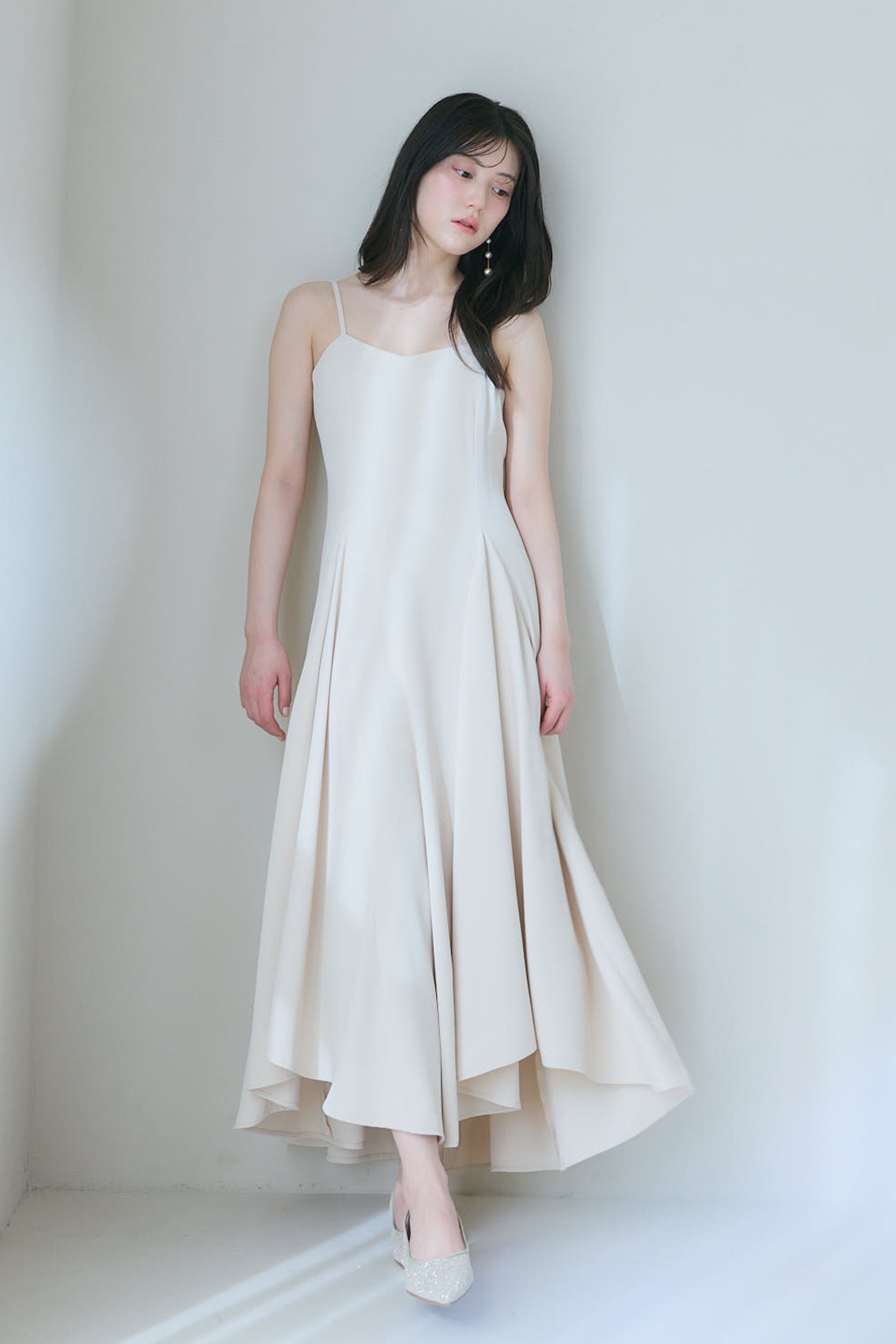 ラッフルキャミワンピース