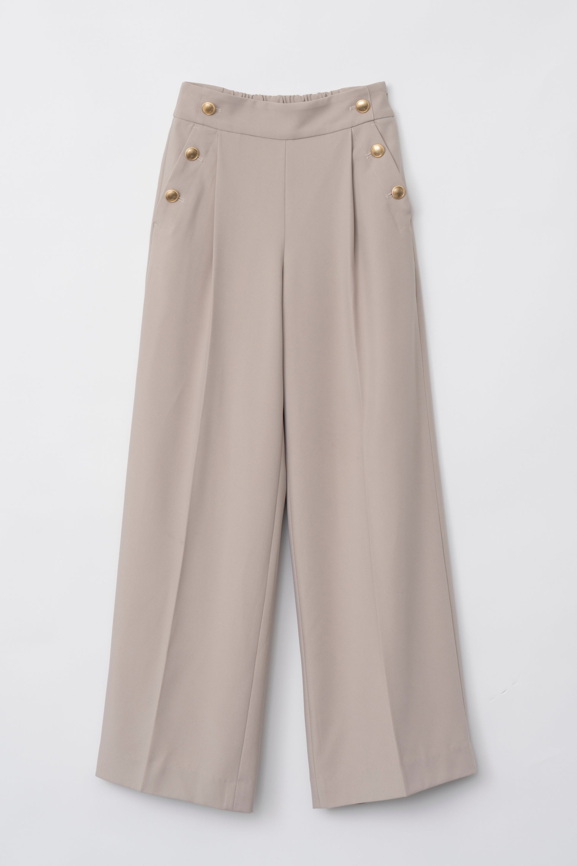 ゴールドボタンパンツ