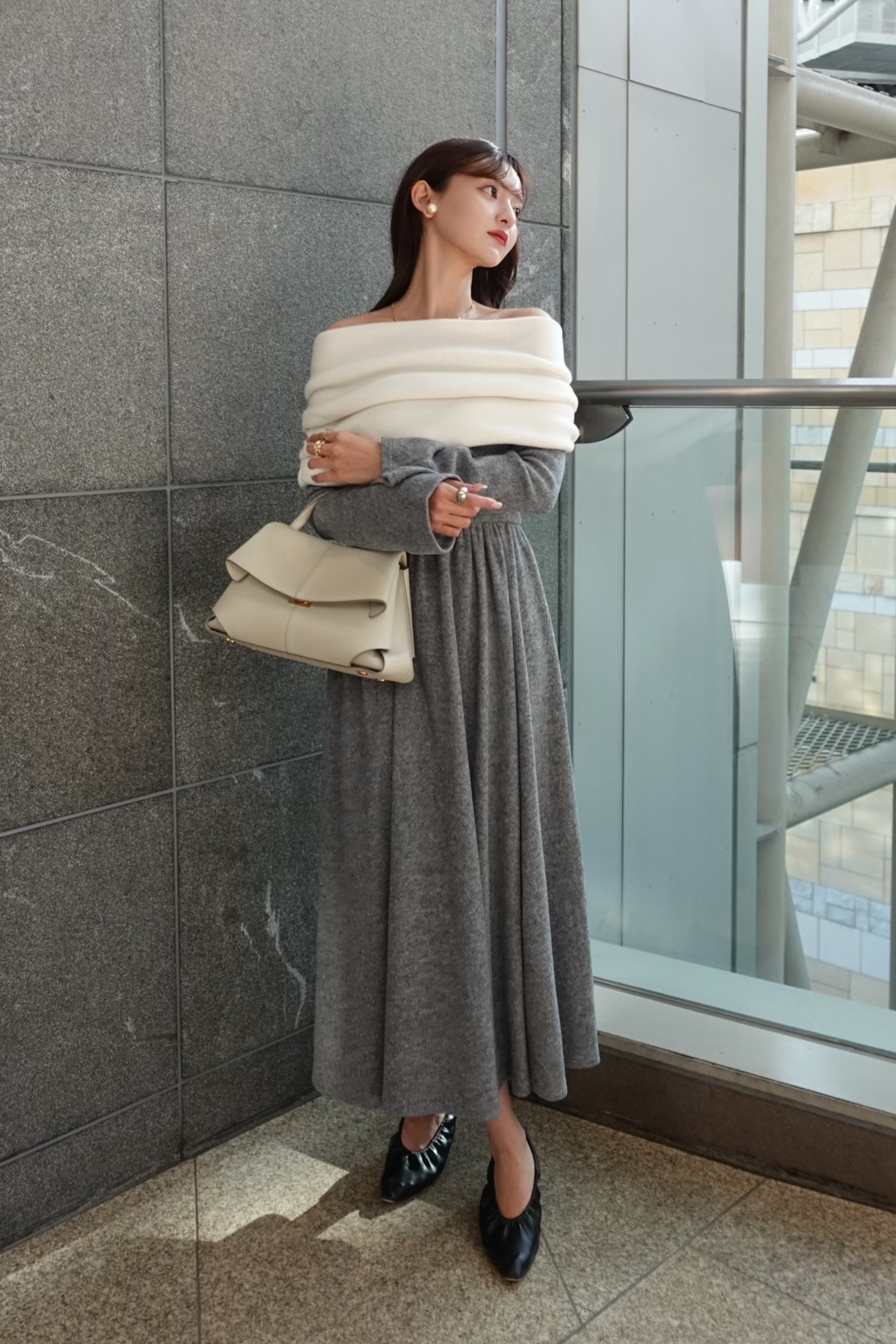 【SALE】Multi way knit one-piece