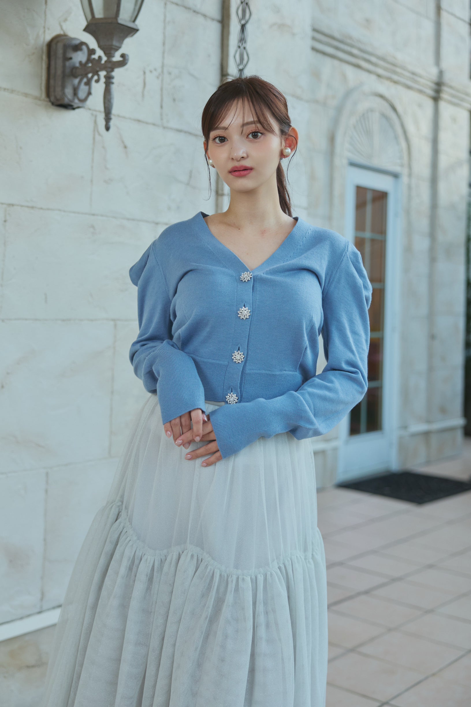 Bijou button cardigan