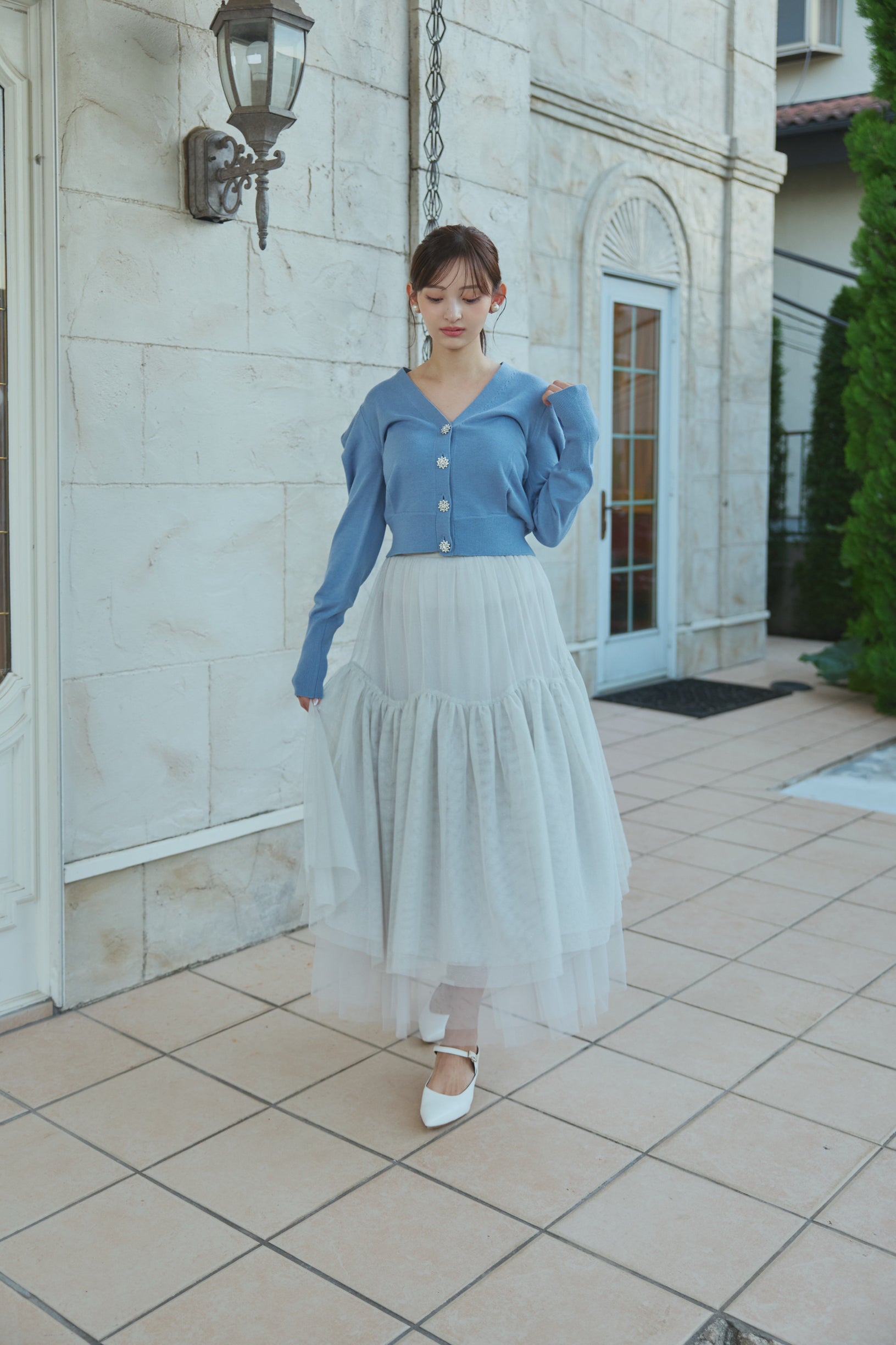 Bijou button cardigan