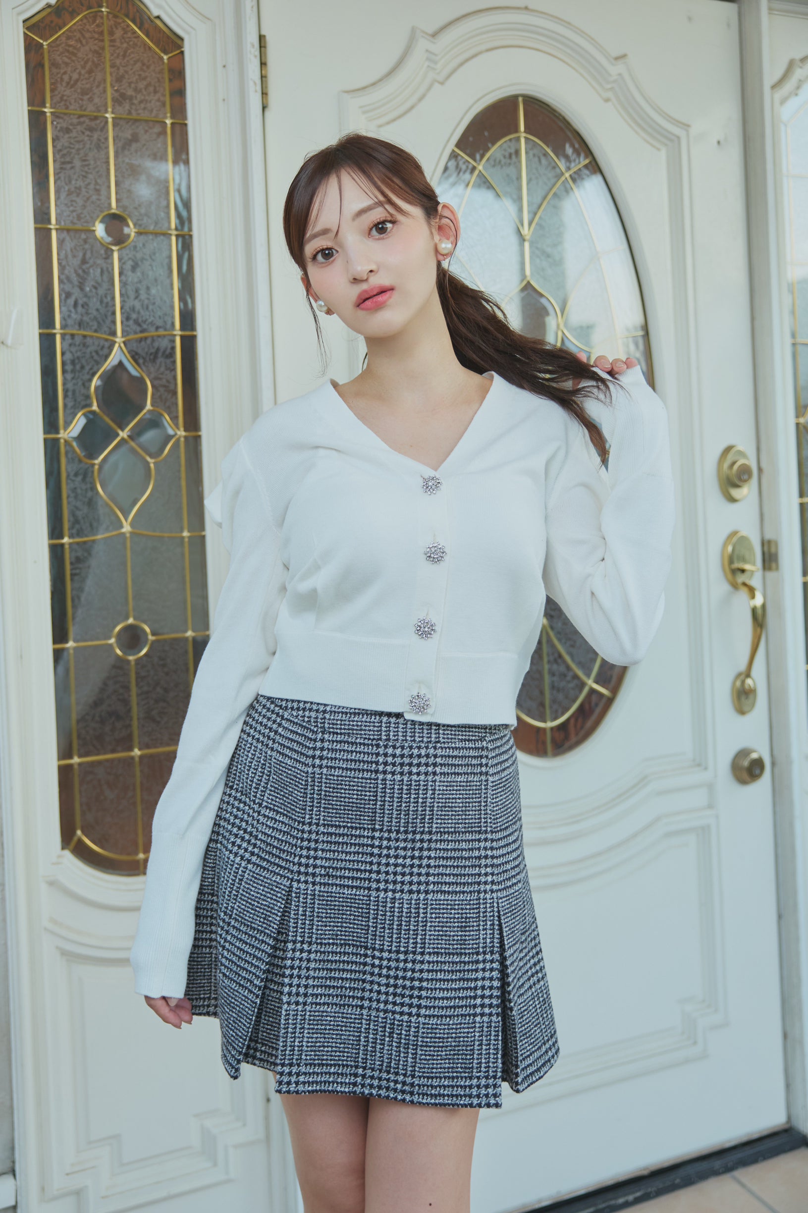 Bijou button cardigan