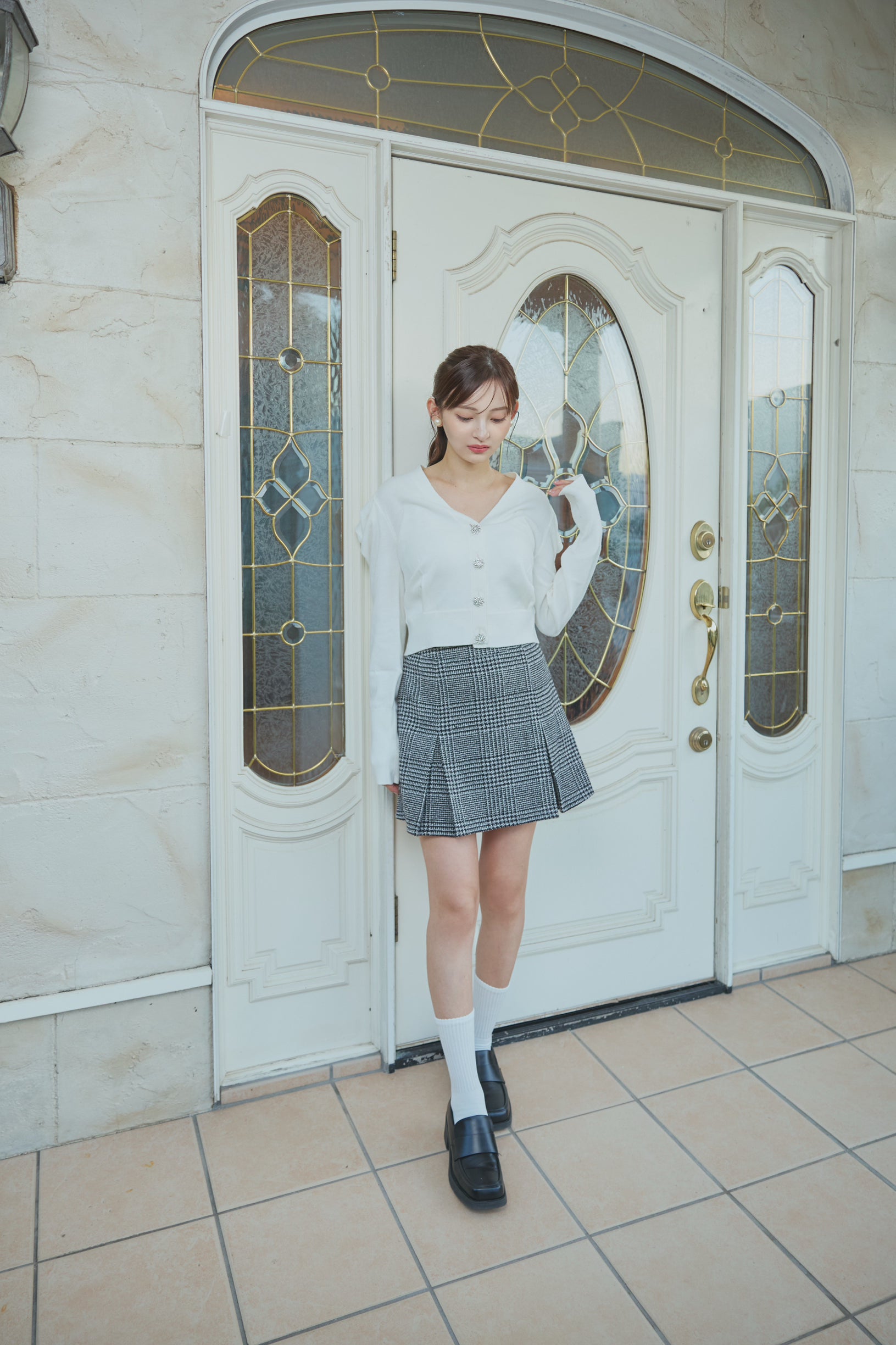 Bijou button cardigan